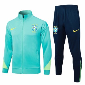 Brazil National Team Green Training Presentation Soccer Tracksuit 2024