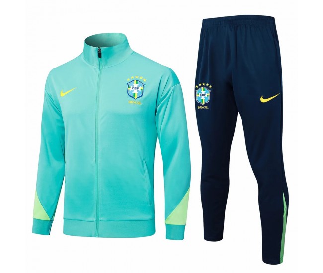 Brazil National Team Green Training Presentation Soccer Tracksuit 2024