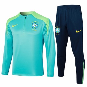 Brazil National Team Green Training Technical Soccer Tracksuit 2024