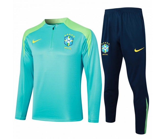 Brazil National Team Green Training Technical Soccer Tracksuit 2024