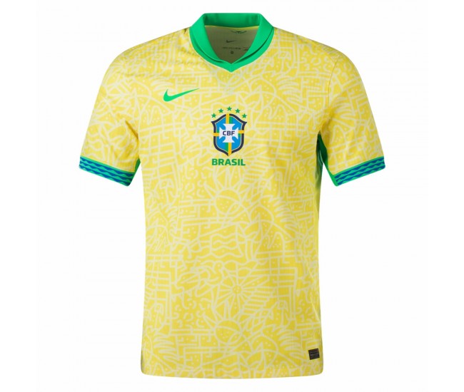 Brazil Men's Home Soccer Jersey 2024