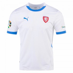 Czechia Mens Away Euro Soccer Jersey 2024