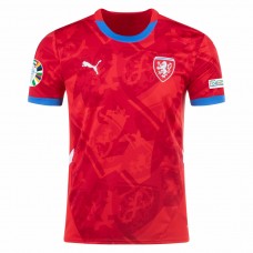 Czechia Mens Home Euro Soccer Jersey 2024