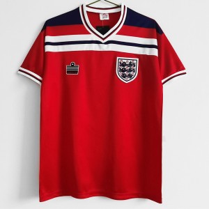 England Men Away Retro Soccer Jersey 1982 