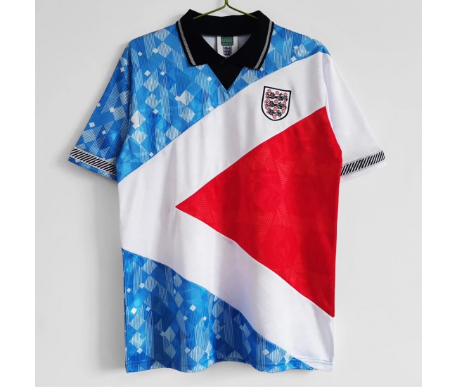 England Men Mash Up Retro Soccer Jersey 1990 