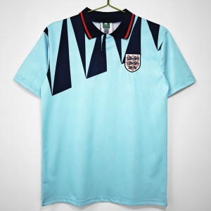 England Men Third Retro Soccer Jersey 1992 