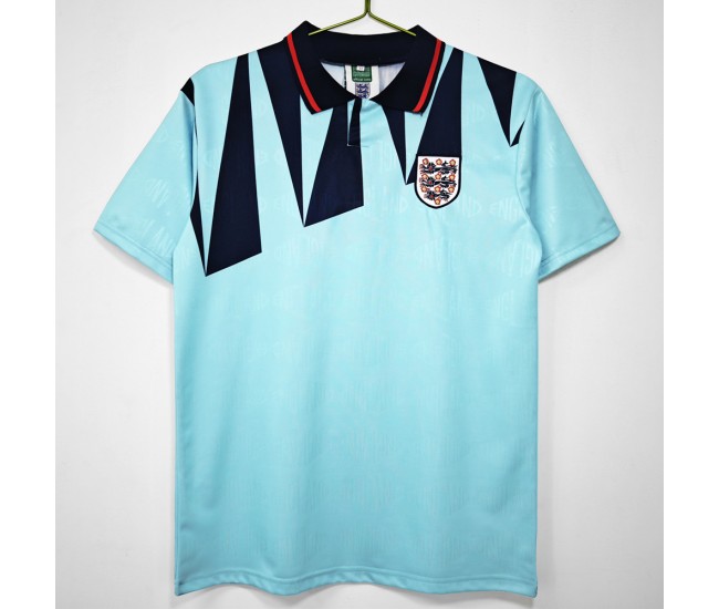 England Men Third Retro Soccer Jersey 1992 