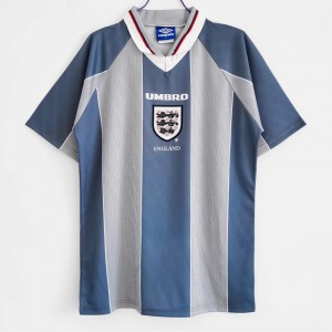 England Men Away Retro Soccer Jersey 1996 