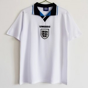 England Men Home Retro Soccer Jersey 1996 