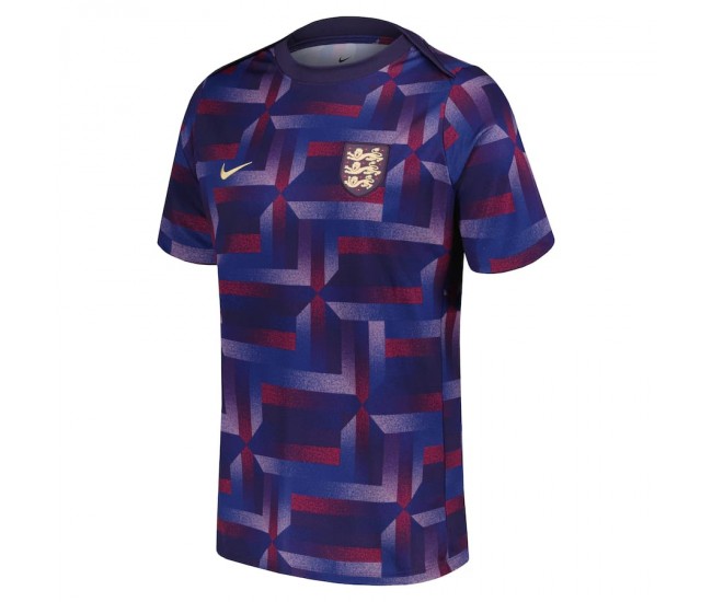 England Men's Pre Match Training Soccer Jersey 2024