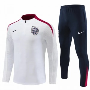 England White Training Technical Soccer Tracksuit 2024