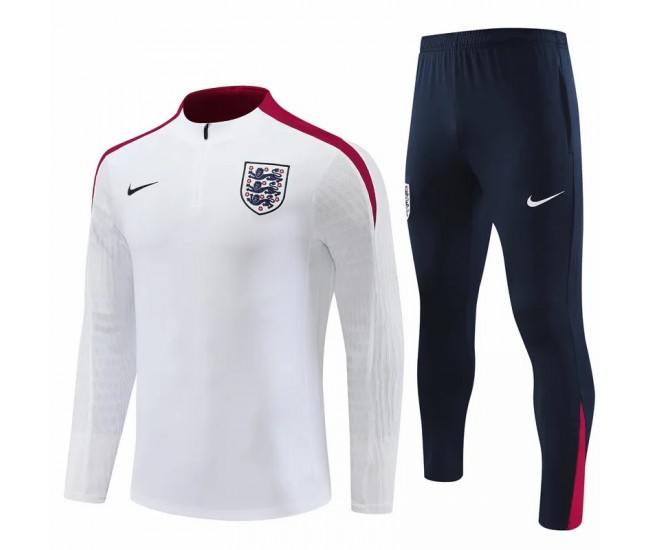 England White Training Technical Soccer Tracksuit 2024