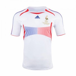 France Men Away Retro Soccer Jersey 2006