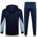 France National Team Navy Training Hooded Presentation Soccer Tracksuit 2024