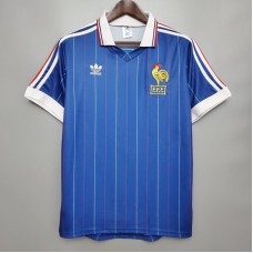 France Men Home Retro Soccer Jersey 1982