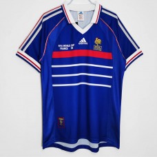 France Men FIFA World Cup Retro Soccer Jersey 1998