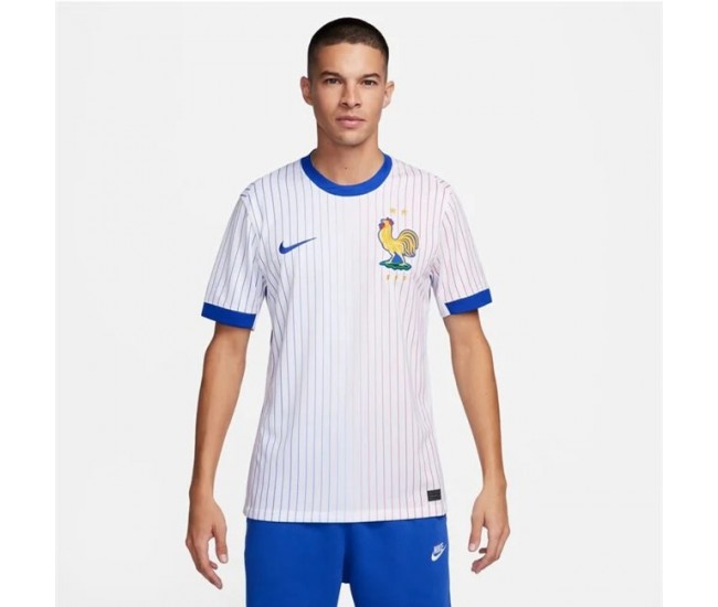 France Mens Away Match Soccer Jersey 2024