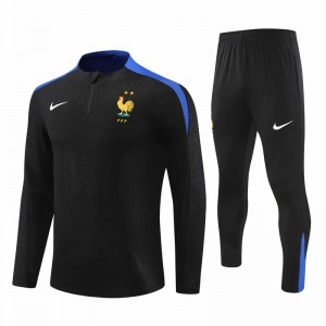 France National Team Black Training Technical Soccer Tracksuit 2024