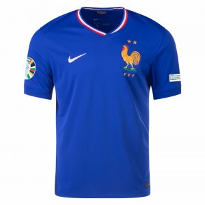 France Mens Home Euro Soccer Jersey 2024