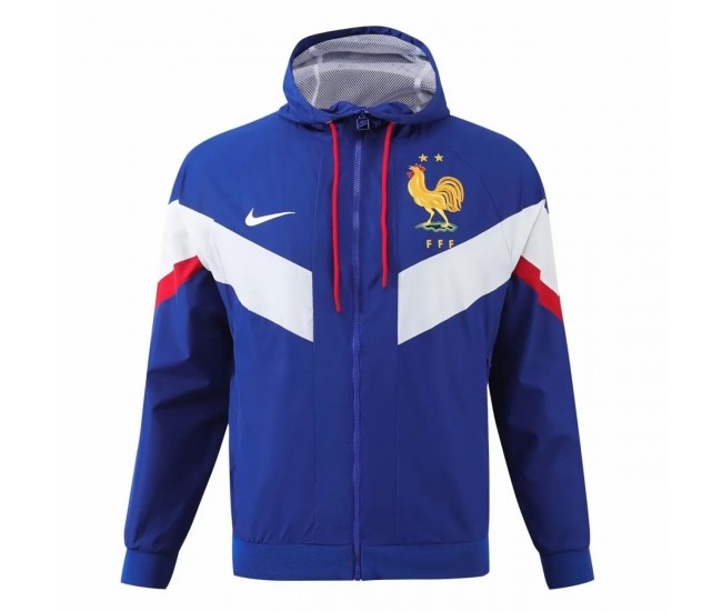 Nike France Mens Hooded Windbreaker Soccer Jacket 2024