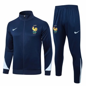 France National Team Navy Training Presentation Soccer Tracksuit 2024