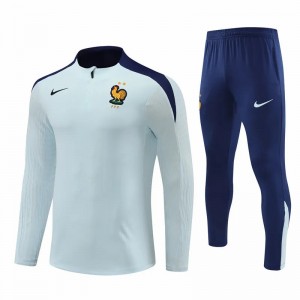 France National Team White Training Technical Soccer Tracksuit 2024