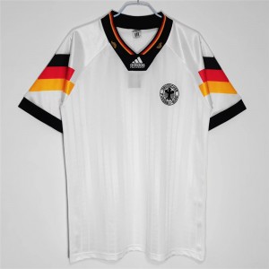 Germany Men Home Retro Soccer Jersey 1992 