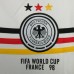 Germany Men Home Retro Soccer Jersey 1998 