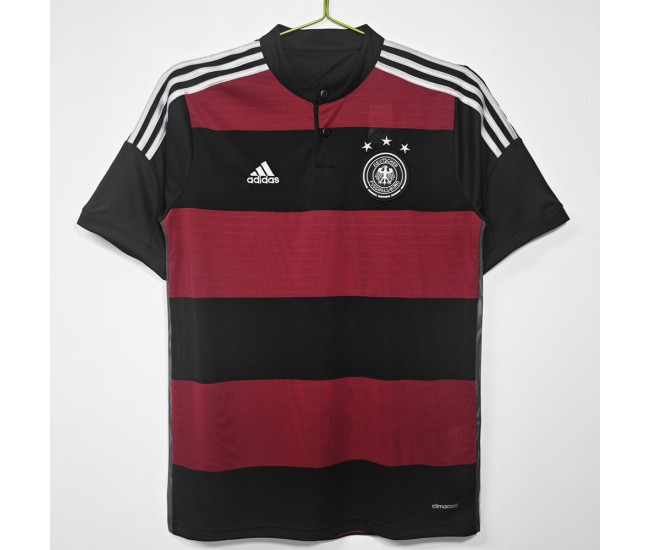 Germany Men Away Retro Soccer Jersey 2014 