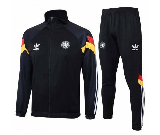 Germany Black Training Presentation Soccer Tracksuit 2024