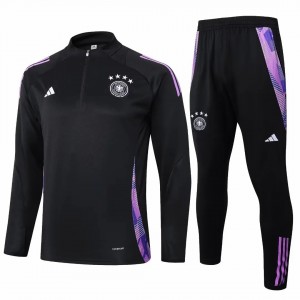 Germany Black Training Technical Soccer Tracksuit 2024