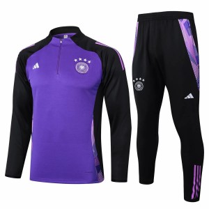 Germany Purple Training Technical Soccer Tracksuit 2024-25