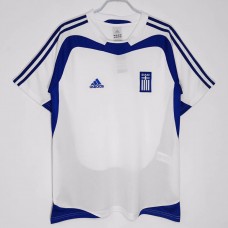 Greece Men Away Retro Soccer Jersey 2004