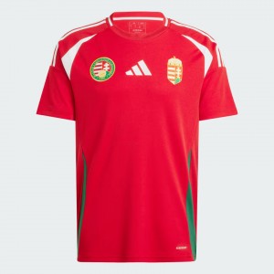 Hungary Mens Home Soccer Jersey 2024