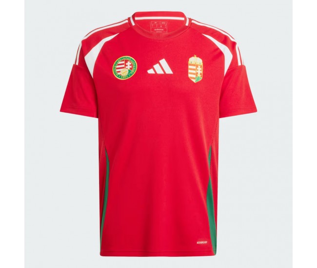 Hungary Mens Home Soccer Jersey 2024