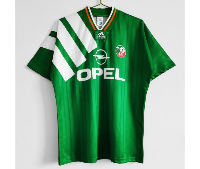 Ireland Men Home Retro Soccer Jersey 1992