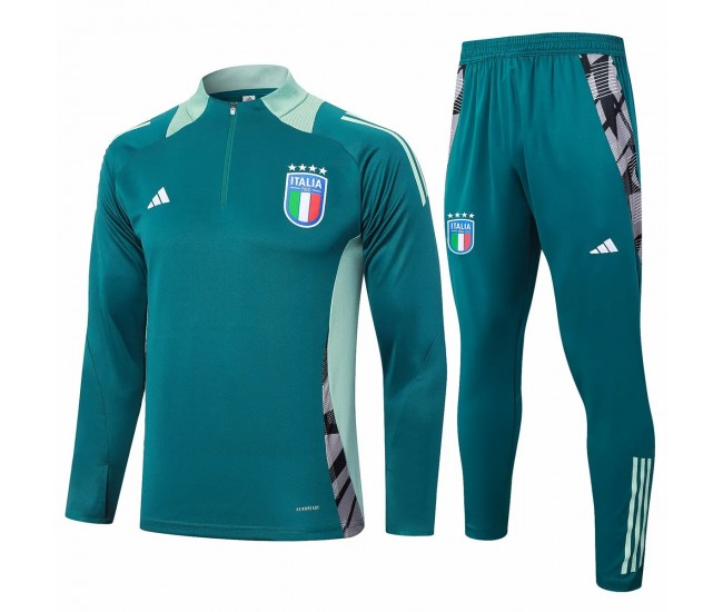 Italy Green Training Technical Soccer Tracksuit 2024