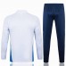 Italy White Training Technical Soccer Tracksuit 2024