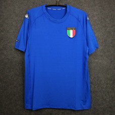 Italy Men Home Retro Soccer Jersey 2000