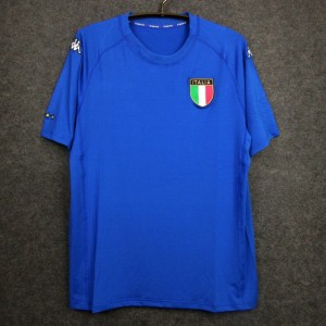 Italy Men Home Retro Soccer Jersey 2000