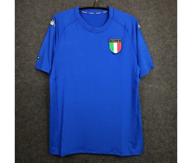 Italy Men Home Retro Soccer Jersey 2000