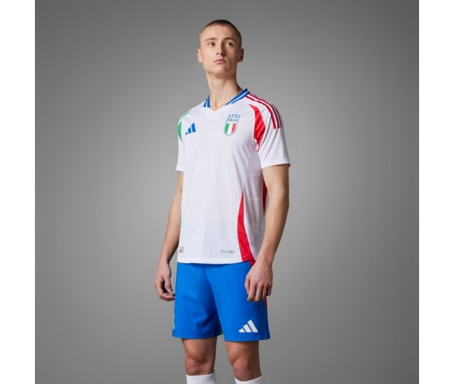 Italy Mens Away Match Soccer Jersey 2024