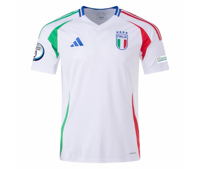 Italy Mens Away Euro Soccer Jersey 2024