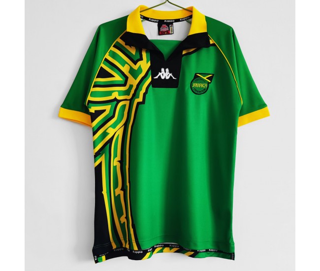 Jamaica Men Away Retro Soccer Jersey 1998