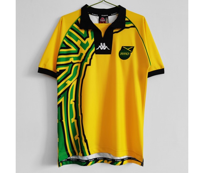 Jamaica Men Home Retro Soccer Jersey 1998