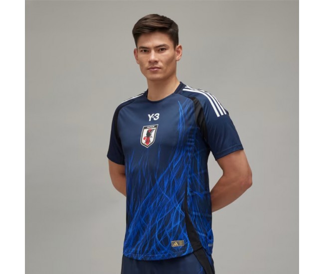 Japan x Y3 Mens Home Authentic Soccer Jersey 2024