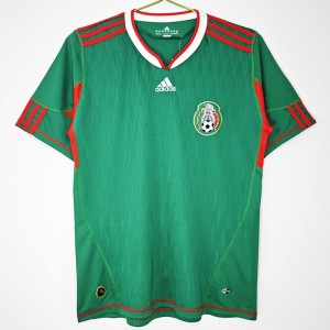 Mexico Men Home Retro Soccer Jersey 2010