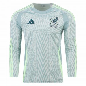 Mexico Mens Away Long Sleeve Soccer Jersey 2024