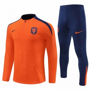 Holland Orange Training Technical Soccer Tracksuit 2023