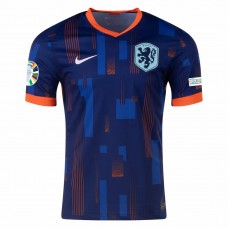 Netherlands Mens Away Euro Soccer Jersey 2024